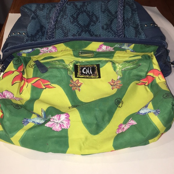 Chi by Carlos Falchi Leather Bag - Picture 5 of 8